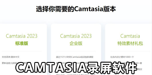 Camtasia录屏软件大全