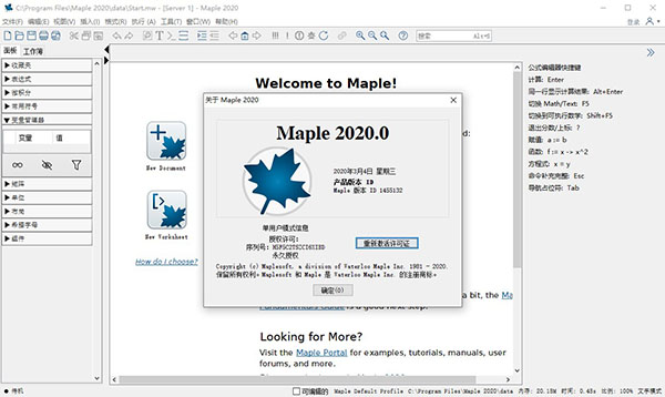 maplesoft maple2020