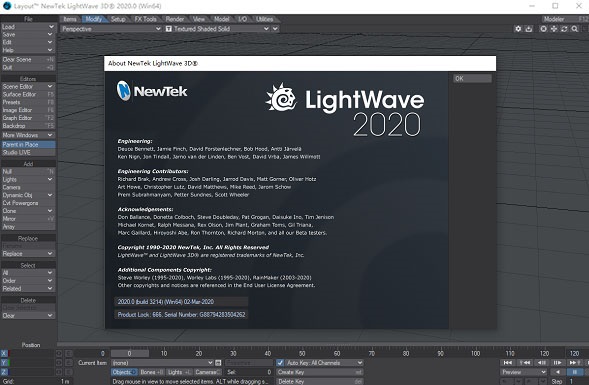 NewTek LightWave 3D2020破解版