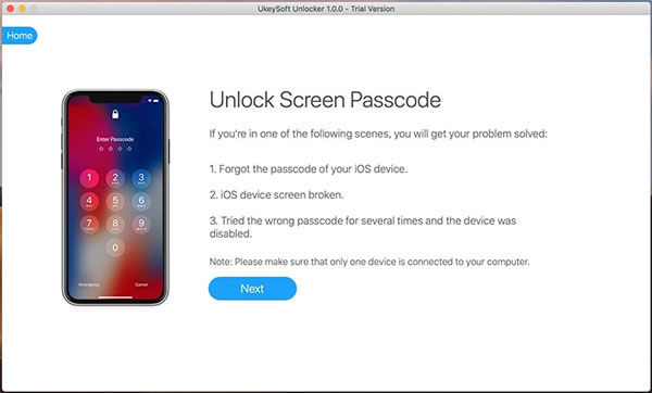 UkeySoft Unlocker(iphone解锁工具)破解版