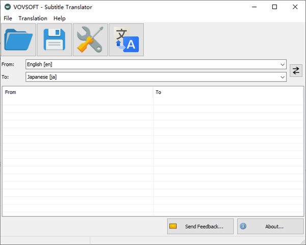 VovSoft Subtitle Translator(SRT和VTT字幕文件翻译工具)