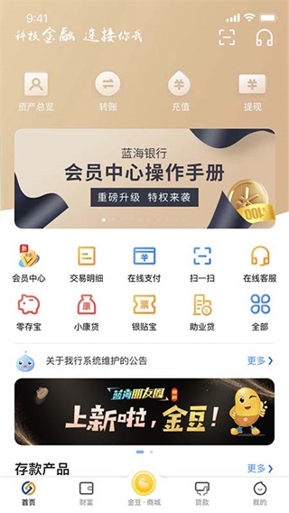 蓝海银行app